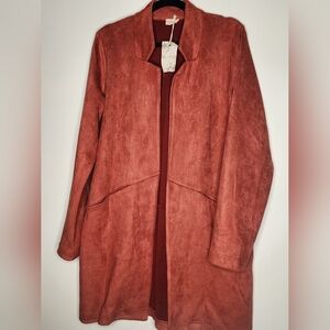 Jacket/Overcoat in Rust Color